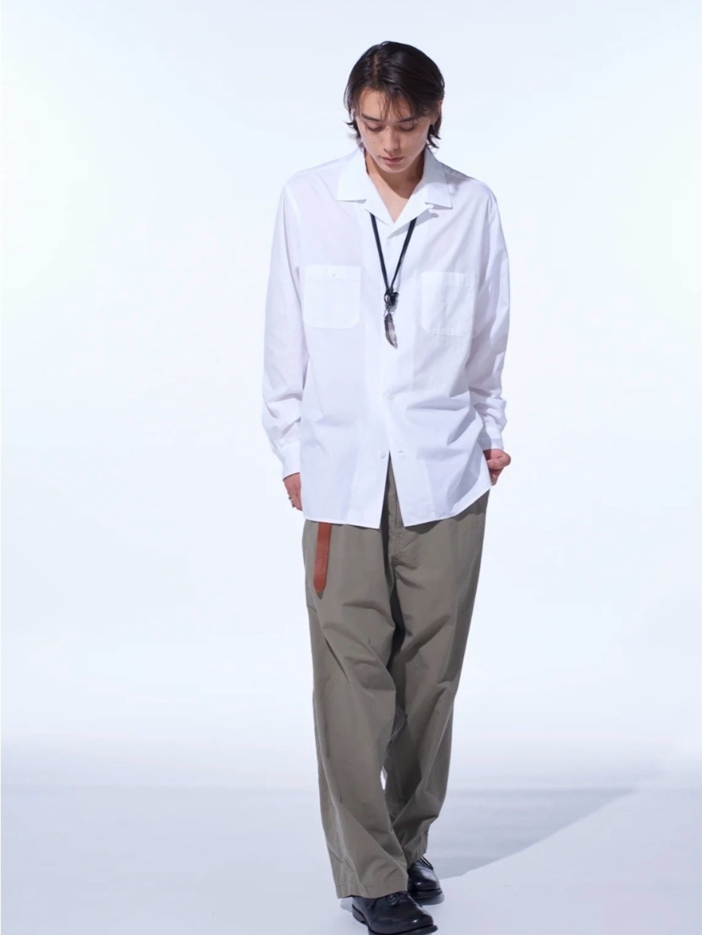 New Classic White Button-Up  cotton Shirt